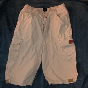 Boy’s Bugle Boy Khaki Shorts/Size 18/Cotton/Gently Worn/Small Stains on Back